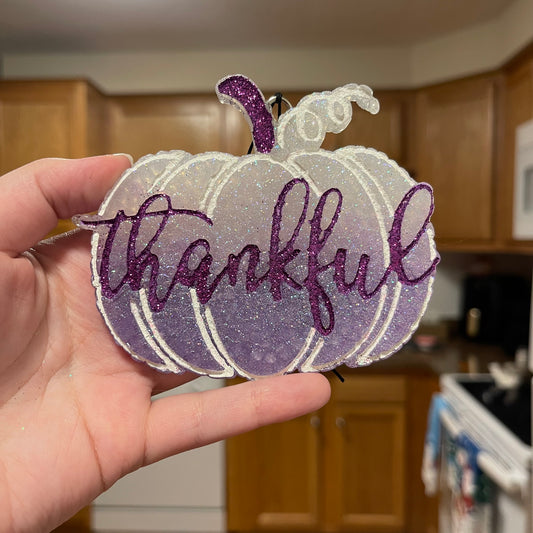 Thankful Pumpkin - Purple